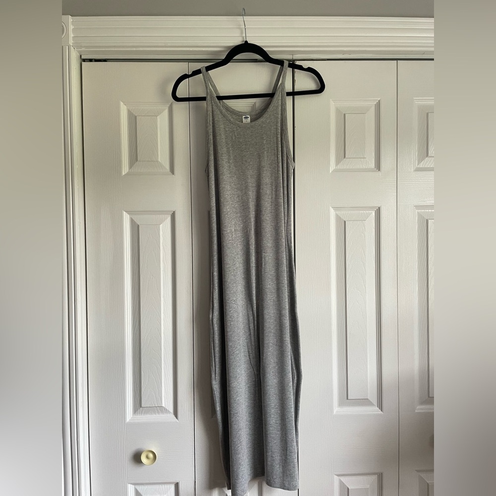 Old Navy Heather Gray Maxi Dress